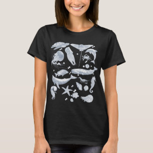 Meeres-Tiere 90er Vintage Style T-Shirt, Retro Y2k T-Shirt