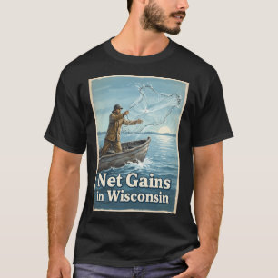 Meeresangeln Abenteuer – Vintage Fischer Sonnenu T-Shirt