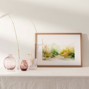 Meeresbänder: Bunte Algen und Kelp Garden Poster