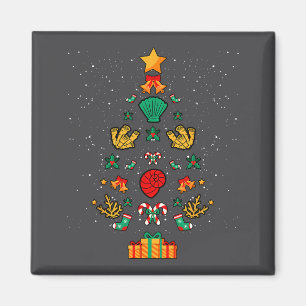 Meeresbiologe Biologie Muscheln Korallen Weihnacht Magnet