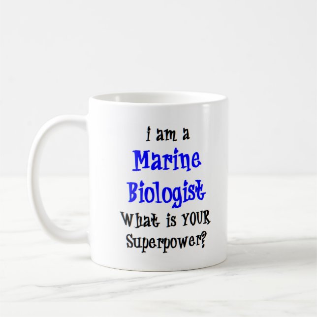 Meeresbiologe Kaffeetasse (Links)