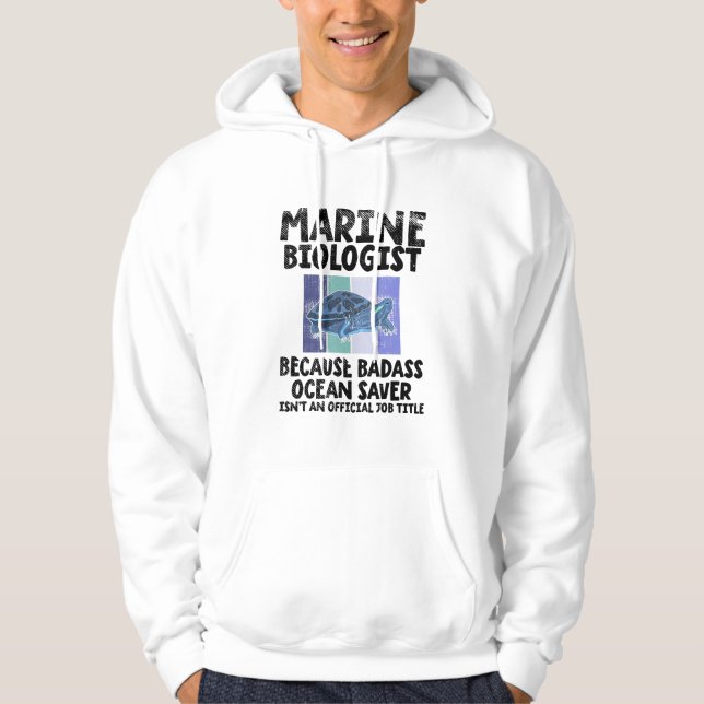 Meeresbiologe Meeresbiologie Hoodie (Vorderseite)