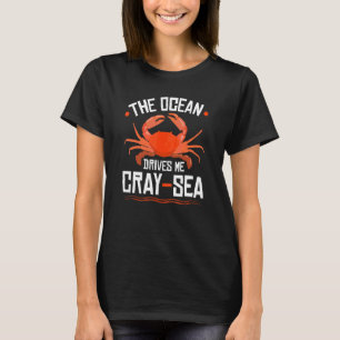 Meeresbiologie Flusskrebs Krebs Meer Ozeanograph O T-Shirt