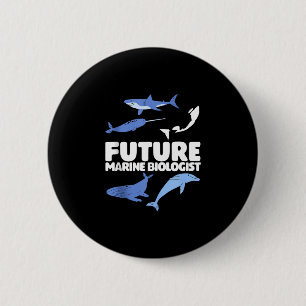 Meeresbiologie Kinder zukünftiger Meeresbiologe Oz Button