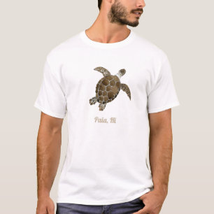 Meeresbiologie Paia Hawaii Rette Meeresschildkröte T-Shirt