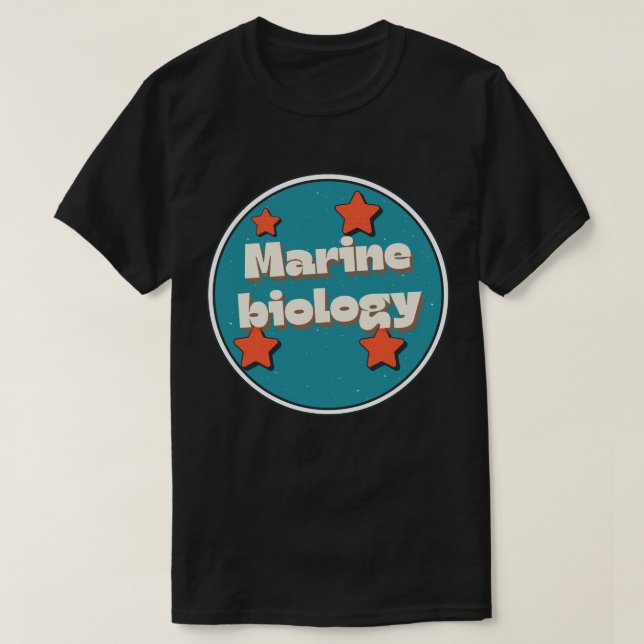 Meeresbiologie T-Shirt (Design vorne)