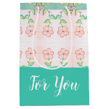 Meeresblau mit Blumen