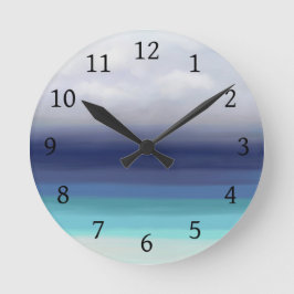 Meeresblick 277 runde wanduhr