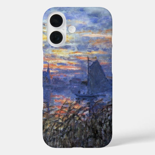 Meeresblick mit Sonnenuntergang von Claude Monet Case-Mate iPhone Hülle (Rückseite)