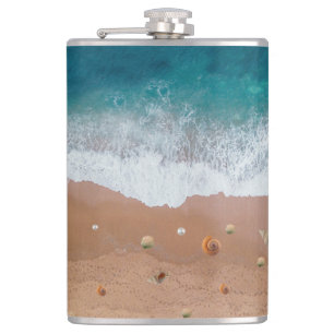 MEERESBLICK STRAND MUSCHELN SOMMERFERIEN  FLACHMANN