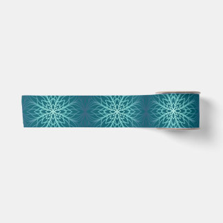 Meeresblumen-Mandala Satinband