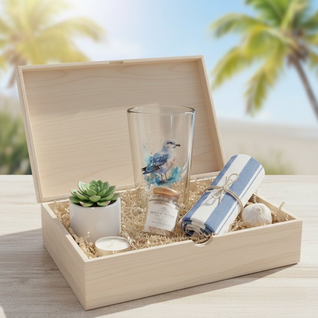 Meeresbrise: Aquareller Seagull Glas (Von Creator hochgeladen)