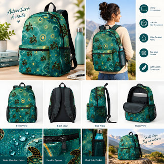 Meereschildkröte Bedruckter Rucksack
