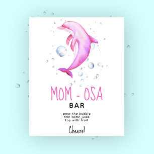 Meeresdolphin - Momosa Bar Poster