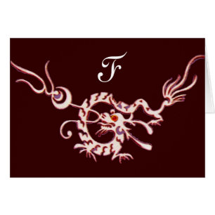 MEERESDRAGON 2 MONOGRAM, rot schwarz