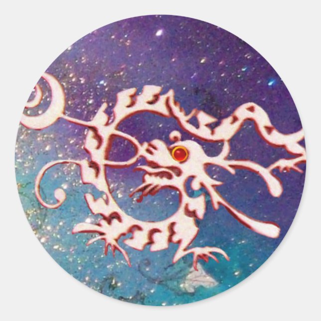 MEERESDRAGON 2 RUNDER AUFKLEBER (Vorderseite)