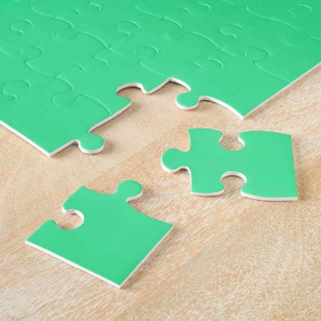 Meeresfarbe Grün Puzzle (Seite)