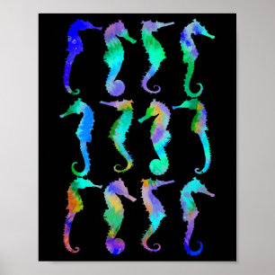 Meeresfische Unterwasser Aquarium Ozean Biologie T Poster