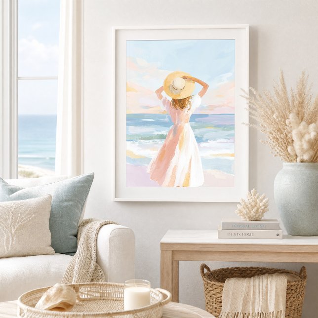 Meeresflüstern Küstenstrand Kunstprint Poster (Von Creator hochgeladen)