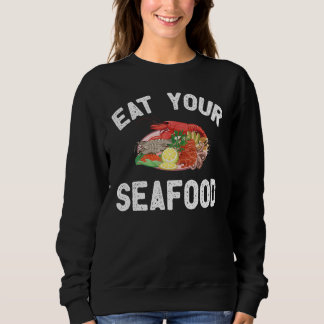 Meeresfrüchte-Bekleidung Erstaunliche Meeresfrücht Sweatshirt