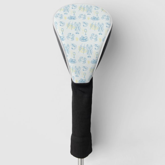 Meeresfrüchte-Festmahl Golf Headcover (Vorderseite)