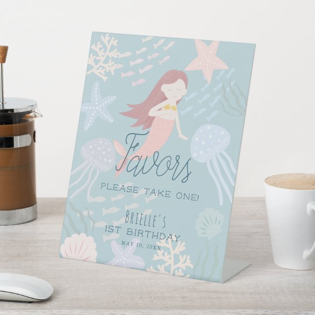 Meeresfrüchte: Grüne Favoriten Sockelschild (In SItu)