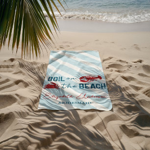 Meeresfrüchte-Kochparty Junggesellinnenabschied Strandtuch