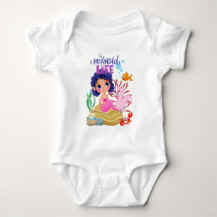 Meeresfrüchte-Leben Baby Strampler