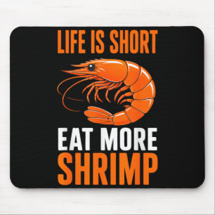 Meeresfrüchte Markt Garnelenfischen Meeresfrüchte Mousepad