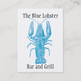 Meeresfrüchte oder Fischenthema Visitenkarte