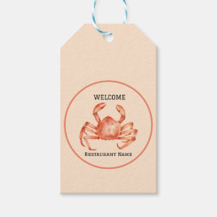 Meeresfrüchte Restaurant Willkommen Red Crab Perso Geschenkanhänger