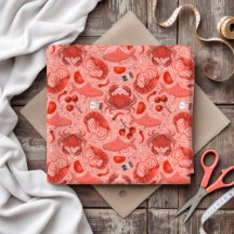 Meeresfrüchte Spektakuläre, großmaßstäbliche Stoff