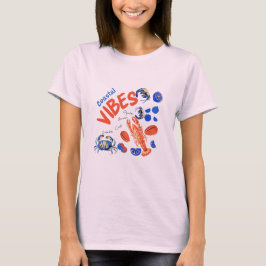 Meeresfrüchte Strand Fischer Ozean Tropisches Zita T-Shirt