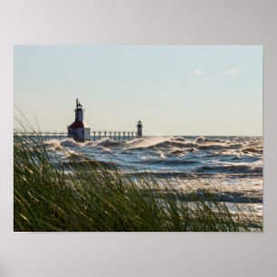 Meeresfrüchte und St. Joseph Poster