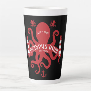 Meeresgedanken und -fantasie   Oktopus   Nautische Milchtasse