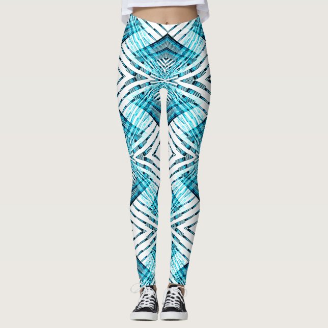 Meeresgeometrie...... Leggings (Vorderseite)