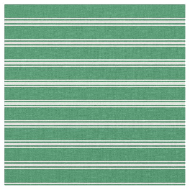 Meeresgrün-Weiß-Muster Stoff (Nahaufnahme)