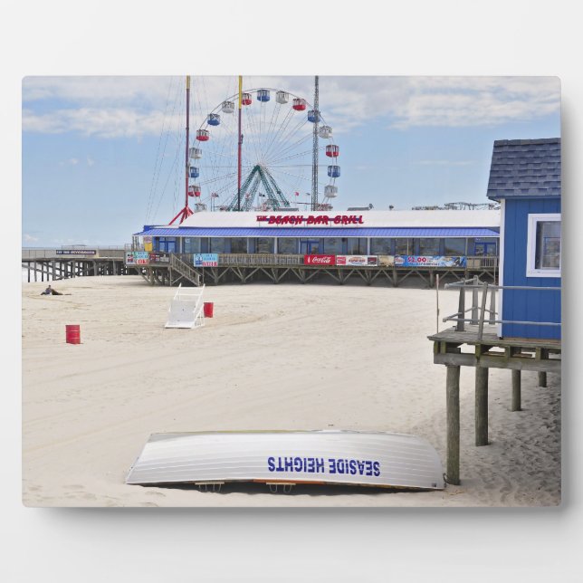 Meereshöhe, NJ vor Hurrikan Sandy Fotoplatte (Vorderseite)