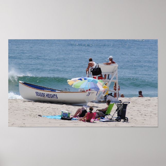 Meereshöhe Rettungsschwimmer Poster (Vorne)