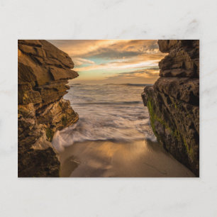 Meereshöhle am Windansea Beach Postkarte