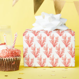 Meereskorallen-Wasserfarben-Wiederholungsmuster Geschenkpapier