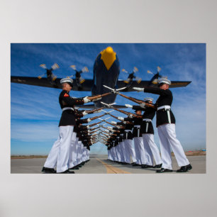 Meereskorps - Stille Bohrplattform Poster