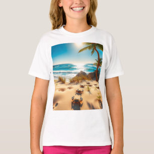 Meereskrabben am tropischen Strand – Friedlicher O T-Shirt