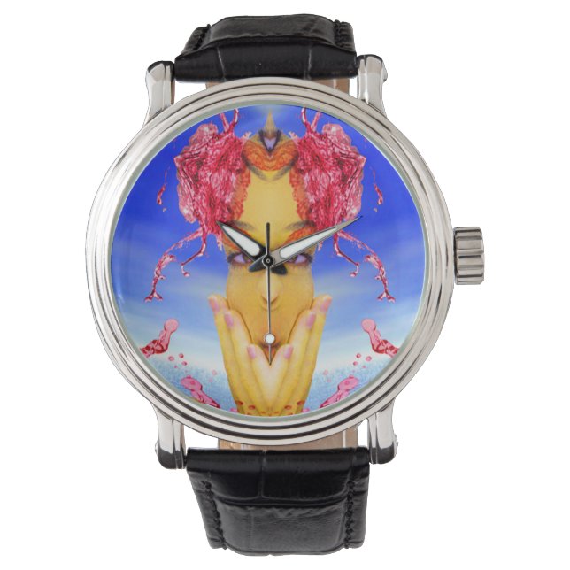 Meereskreatur Armbanduhr (Vorderseite)