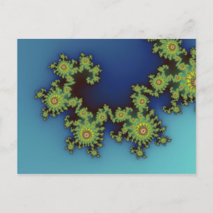 Meereskreatur   - Fraktal-Postkarte Postkarte