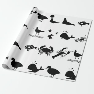MEERESKREATUREN GESCHENKPAPIER
