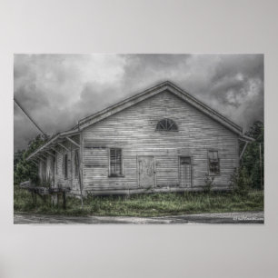 Meeresküste-Luftverkehrslinie Stations-Plakat Poster