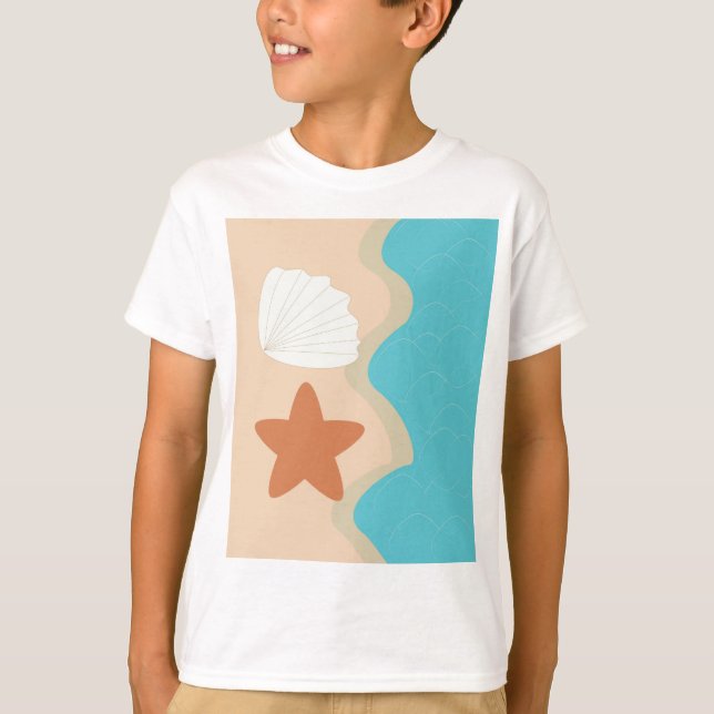 Meeresküste T-Shirt (Vorderseite)