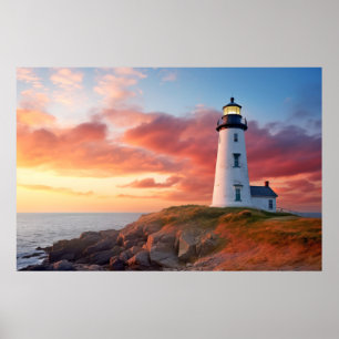 Meereslandschaft Meditation Ruhe Poster