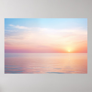 Meereslandschaft Meditation Ruhe Poster